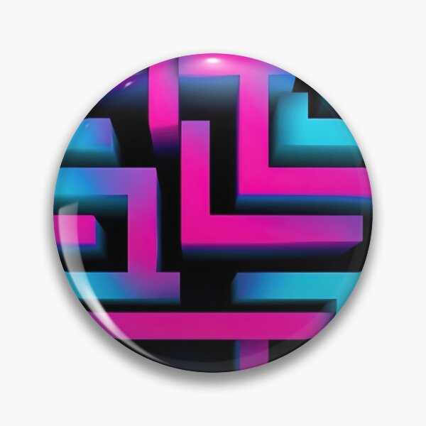 Item preview, Vibrant Neon Maze Pattern designed and sold by Lamarcy.