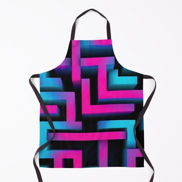 Item preview, Vibrant Neon Maze Pattern designed and sold by Lamarcy.