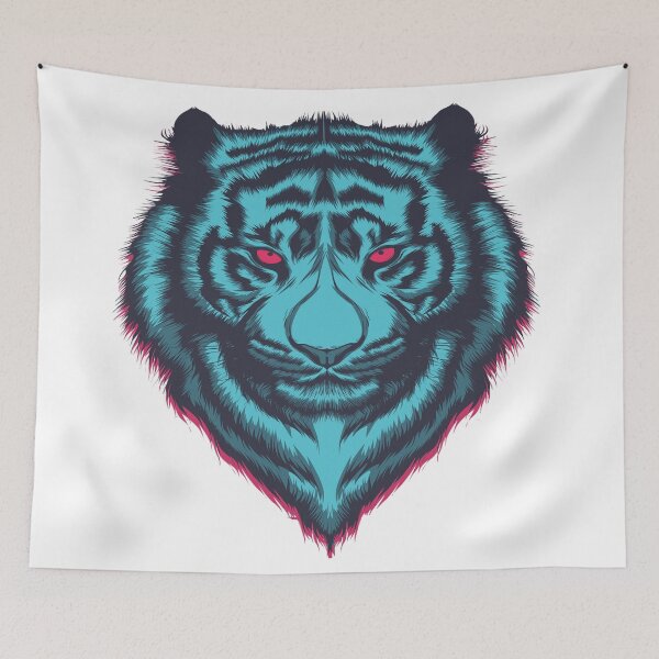 Item preview, red eyed tiger designed and sold by TYTOS-SHOP.