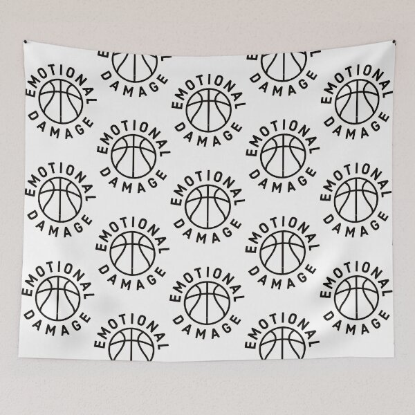 Item preview, Emotional Damage basketball fan joke gift for a laugh designed and sold by Jopliejolin.