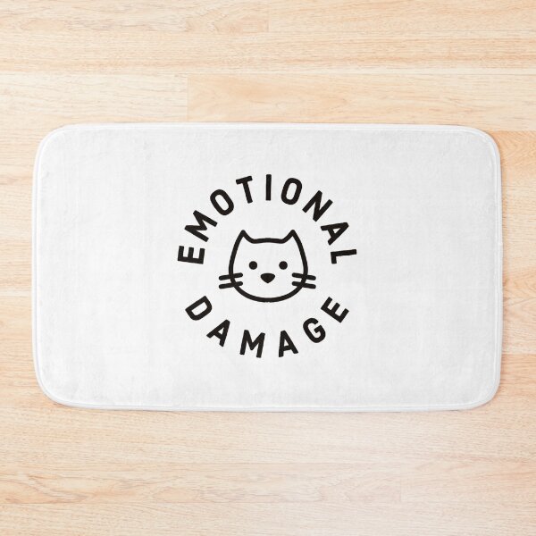Aperçu de l'œuvre Cadeau de blague d'amant de chat de dommages émotionnels pour rire créée et vendue par Jopliejolin.