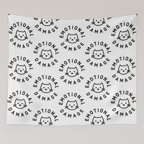 Item preview, Emotional Damage cat lover joke gift for a laugh designed and sold by Jopliejolin.