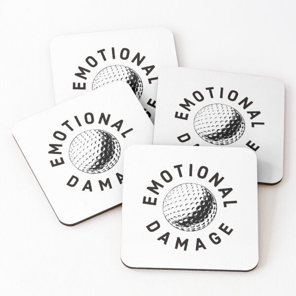 Aperçu de l'œuvre Cadeau de blague de fan de golf Emotional Damage pour rire créée et vendue par Jopliejolin.
