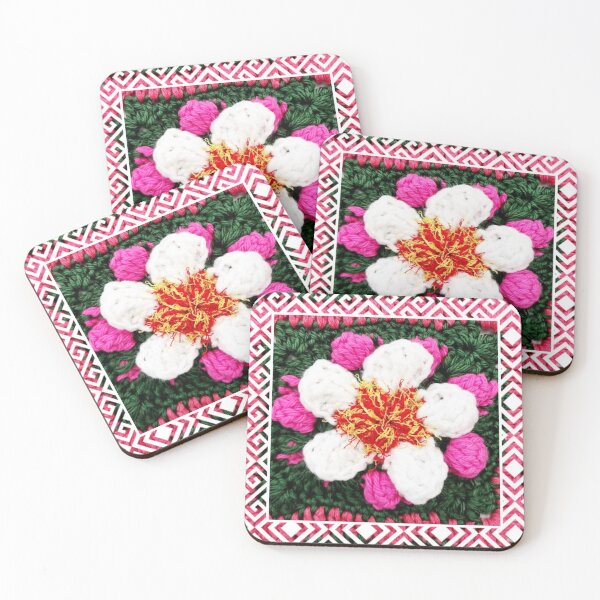 Item preview, Apple Blossom Crochet Flower designed and sold by CMWorkshop.