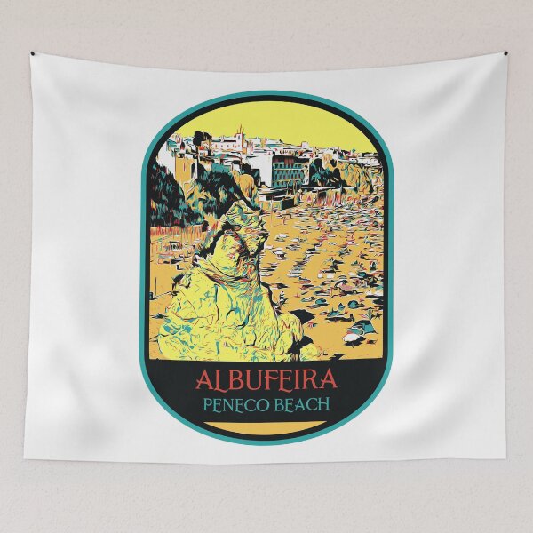 Item preview, Albufeira Peneco Beach in Algarve, Portugal | Stunning Coastal View designed and sold by Lemomo-artworks.