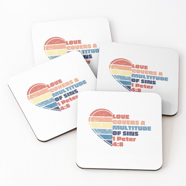 Item preview, Love Covers A Multitude Of Sins 1 Peter 4:8 designed and sold by jutaylor.