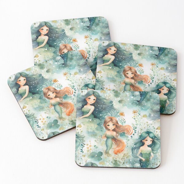 Item preview, Mermaids Pattern 17 designed and sold by DigitalPatternx.