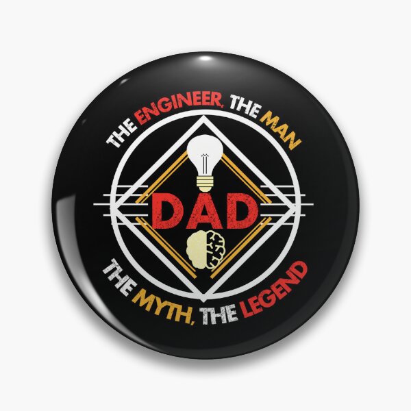 Item preview, Dad, the engineer, the man , the myth the legend v2 designed and sold by mwebba2005.