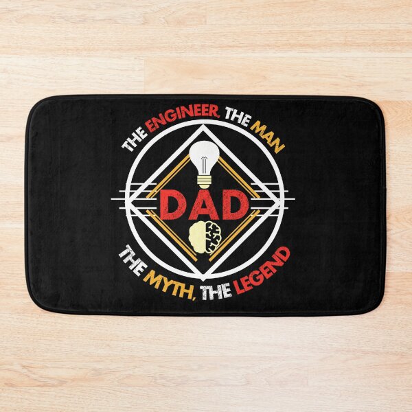 Item preview, Dad, the engineer, the man , the myth the legend v2 designed and sold by mwebba2005.