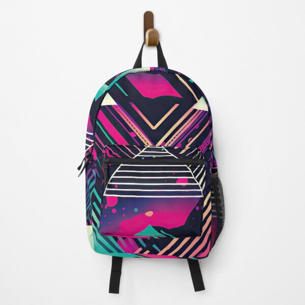 Item preview, 80s and 90s Retro Funky Pyramid Synthwave Pattern designed and sold by AeonAcademy.