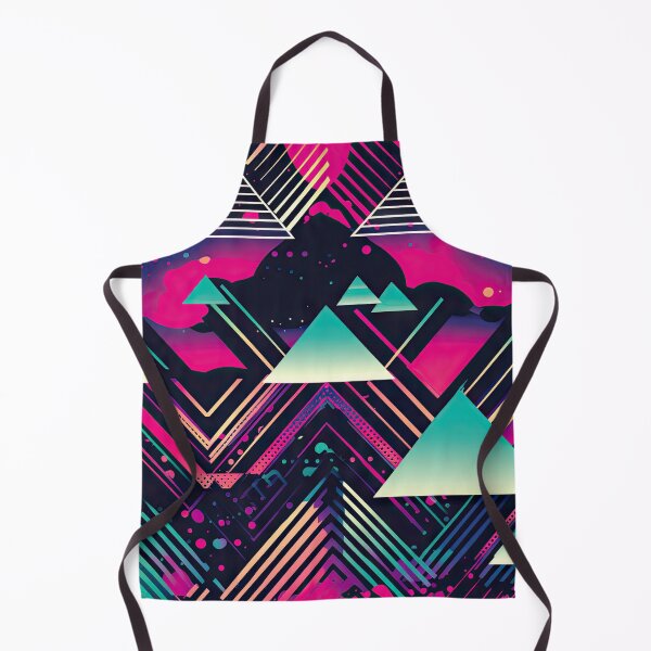 Item preview, 80s and 90s Retro Funky Pyramid Synthwave Pattern designed and sold by AeonAcademy.