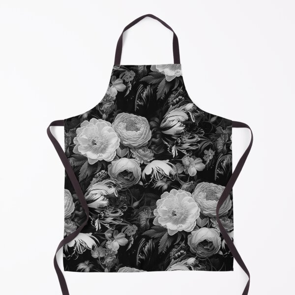 Item preview, Black and white Floral Classic designed and sold by Ilze Lucero.