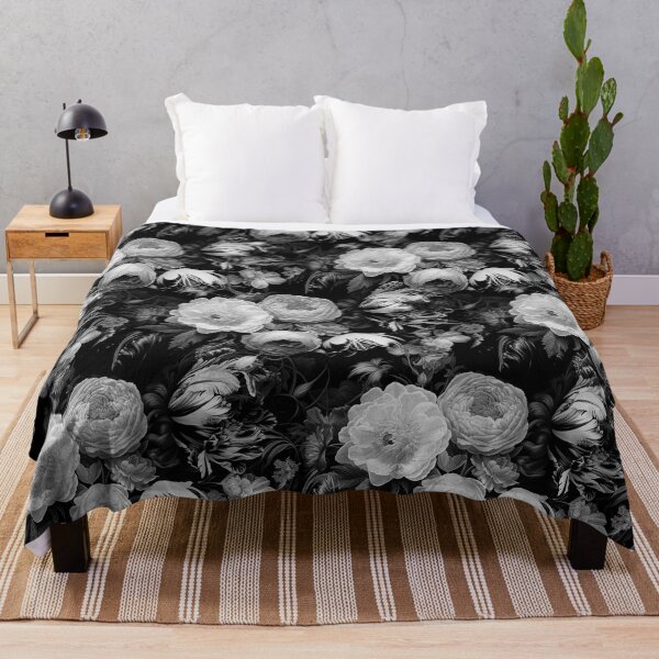 Item preview, Black and white Floral Classic designed and sold by Ilze Lucero.
