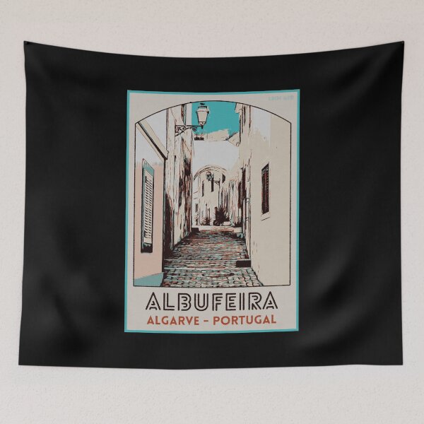 Item preview, Albufeira old town in Algarve, Portugal | Poster type city View designed and sold by Lemomo-artworks.
