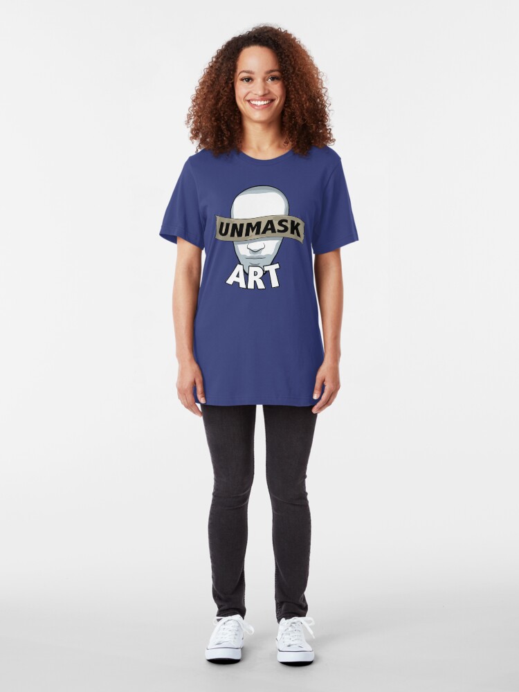 Alternate view of Original Unmask Art Logo Slim Fit T-Shirt