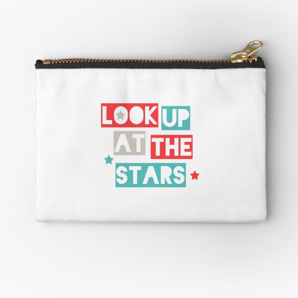 Look Up At The Stars Zipper Pouch