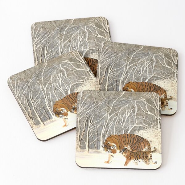 Item preview, Tiger oil painting, Winter Stroll designed and sold by Brelisa.