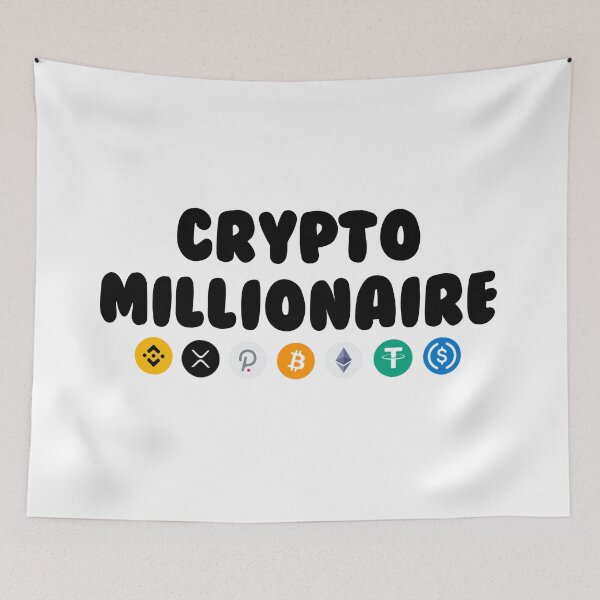 Item preview, Crypto Millionaire designed and sold by DesignsbyTin.