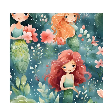 Artwork thumbnail, Mermaids Pattern 18 by DigitalPatternx