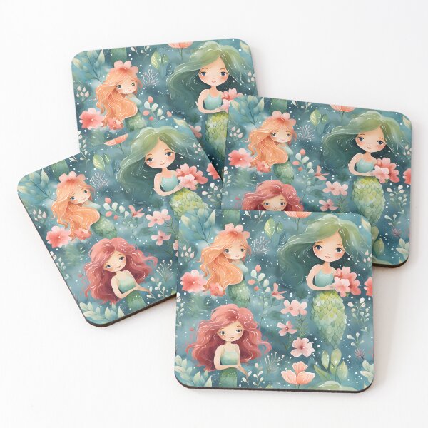 Item preview, Mermaids Pattern 18 designed and sold by DigitalPatternx.