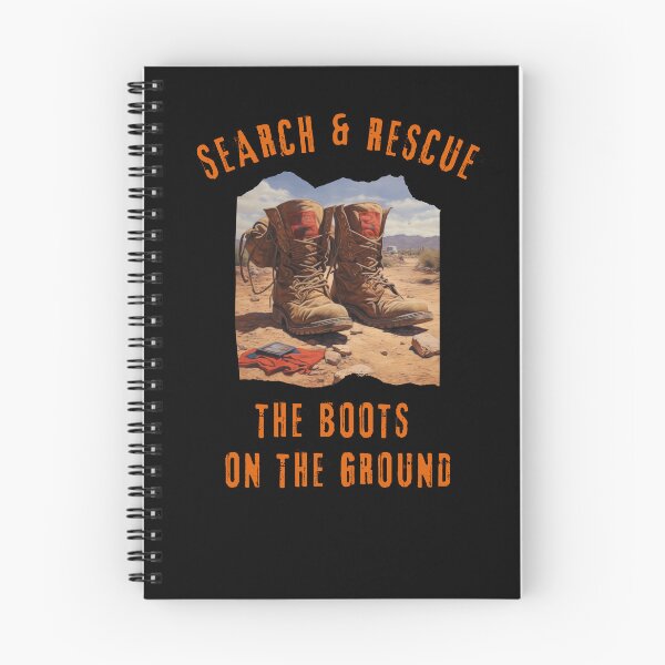 Item preview, Search & Rescue The Boots On The Ground designed and sold by MojaveTradePost.