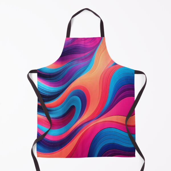 Item preview, wavy fusion of techno colors - techno wavy pattern designed and sold by Omarupattern51.