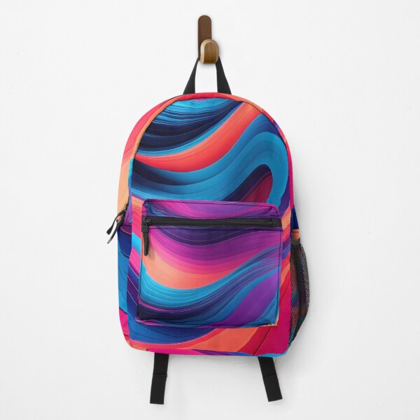 Item preview, wavy fusion of techno colors - techno wavy pattern designed and sold by Omarupattern51.