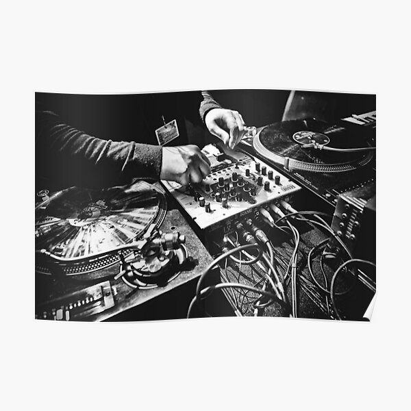 Vinyl DJ Poster
