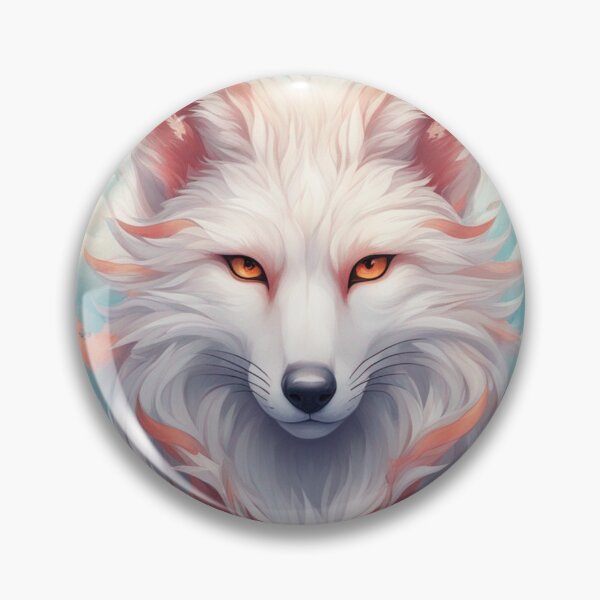 Item preview, Japanese folklore fox kitsune forest cherry blossom tree fantasy art designed and sold by Meena-tta.
