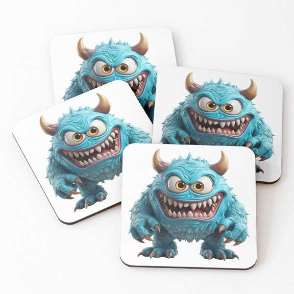Item preview, Angry Monster #lightblue designed and sold by ArtisticLaby.