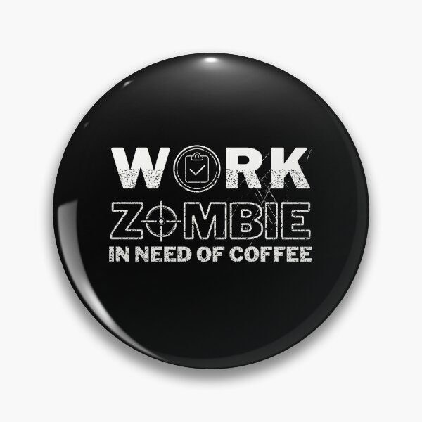 Aperçu de l'œuvre Travail Zombie en manque de café créée et vendue par InscribedPH.