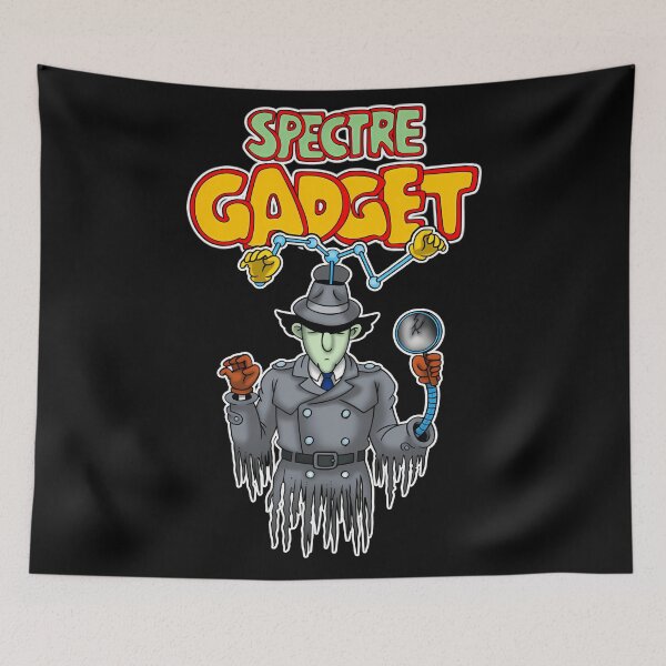 Item preview, Spooky Ghost 80's Cartoons Inspector Gadget Horror designed and sold by OrdinaryCopela.