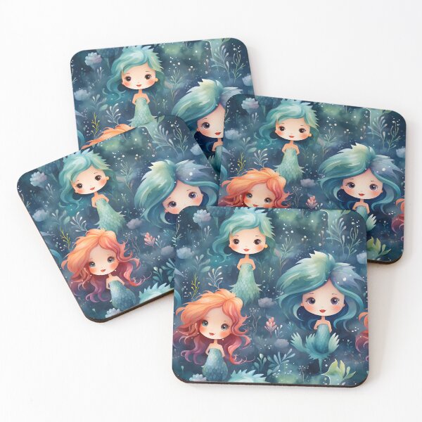 Item preview, Mermaids Pattern 19 designed and sold by DigitalPatternx.