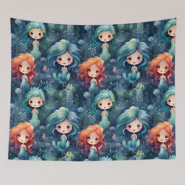 Item preview, Mermaids Pattern 19 designed and sold by DigitalPatternx.