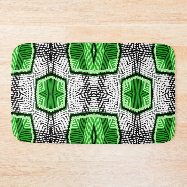 Item preview, Oriental arabian geometric ornament in green color designed and sold by fuzzyfox.