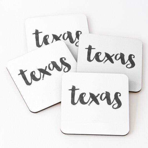 Item preview, texas - black ink calligraphy designed and sold by SalvadorMilagro.