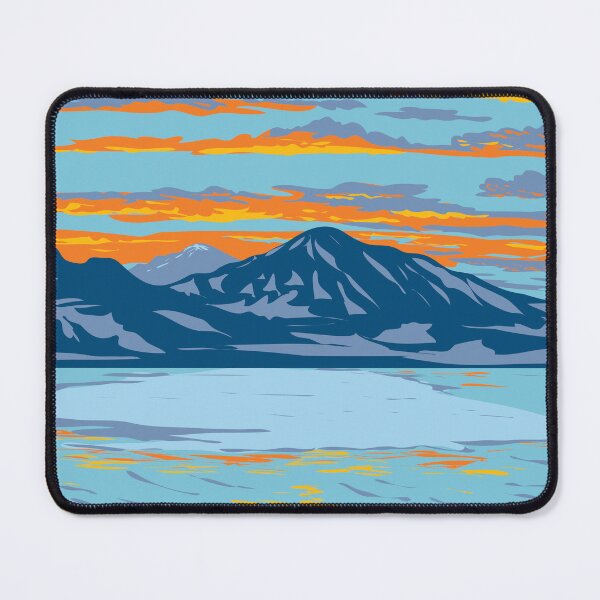 Item preview, Bonneville Salt Flats in Tooele County Utah USA WPA Art Poster designed and sold by patrimonio.