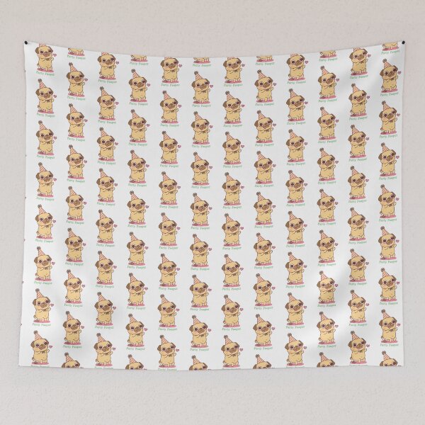 Item preview, Cute Little Pug Is A Party Pooper22 designed and sold by tristanpeterso.