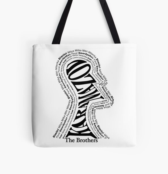 The Brothers Karamazov Cheatsheet All Over Print Tote Bag