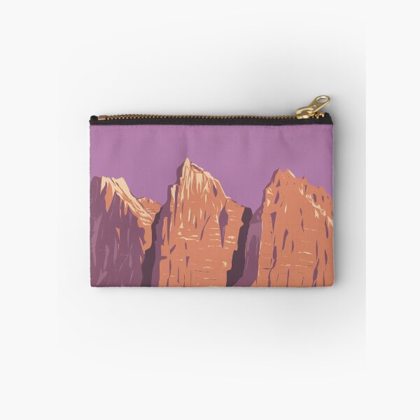 Item preview, The Three Patriarchs in Zion National Park Utah USA WPA Art Poster  designed and sold by patrimonio.