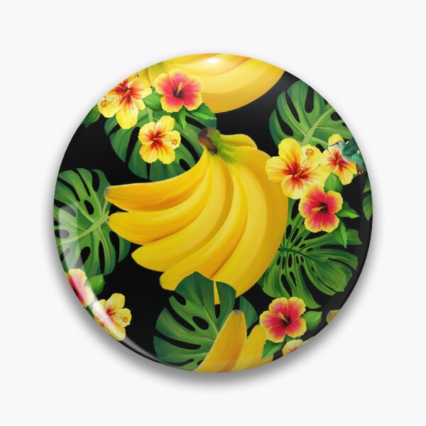 Item preview, Bananas ,tropical forest ,hibiscuses ,forest  designed and sold by letsgow8th.