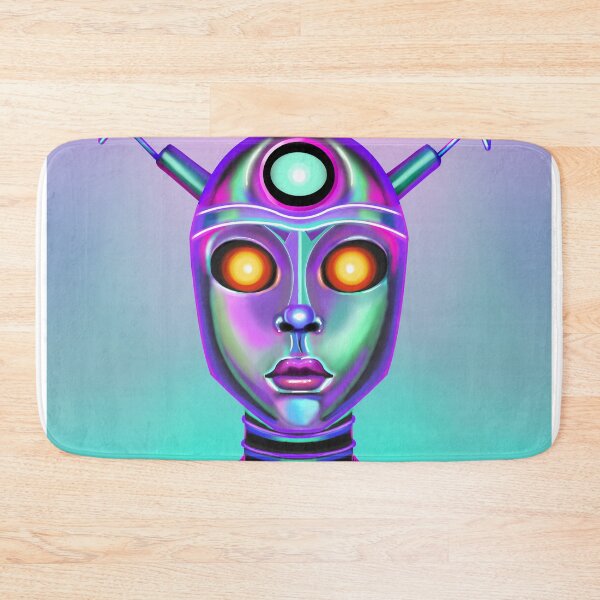 Item preview, Retro Futurista Robot Girl designed and sold by Celefais.