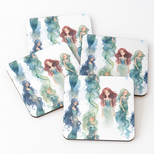 Item preview, Mermaids Pattern 20 designed and sold by DigitalPatternx.