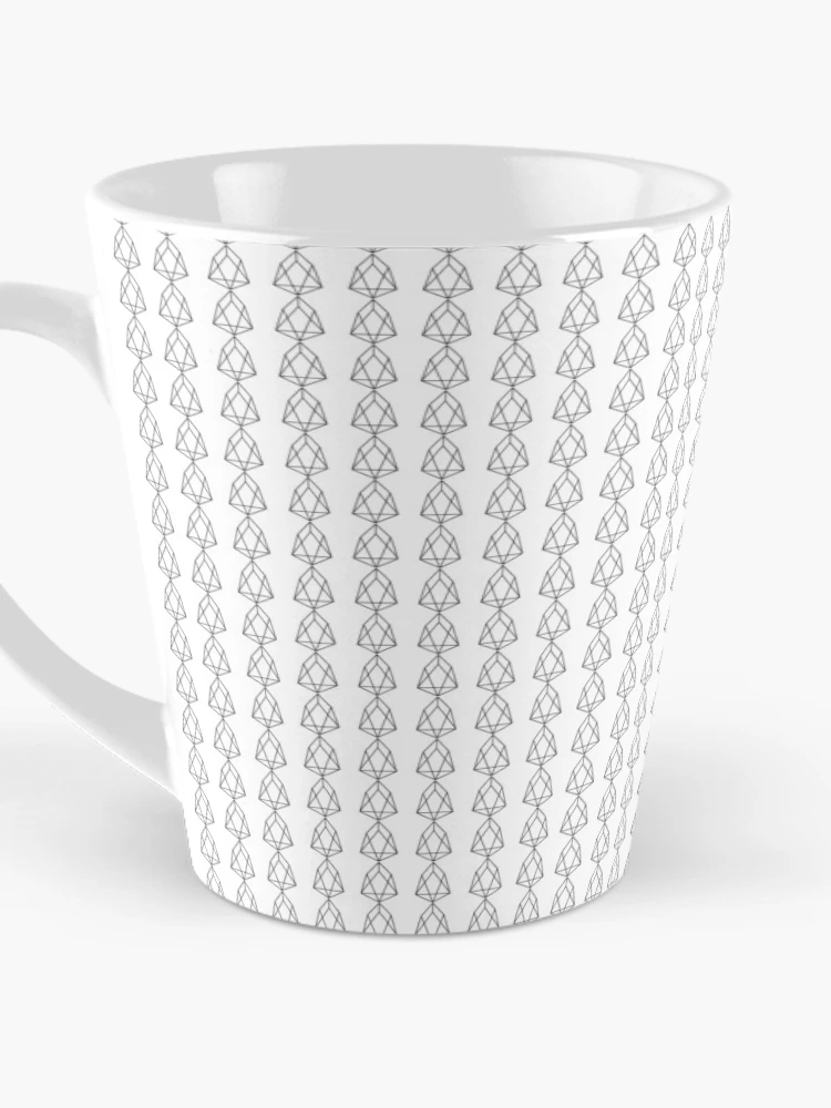 Thumbnail 3 of 4, Coffee Mug, EOS Pattern Crypto Coin Token Design designed and sold by ThatMerchStore.