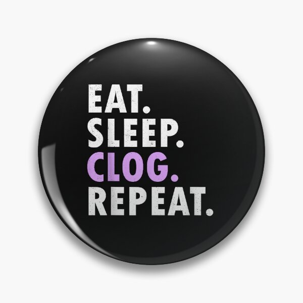 Item preview, Eat Sleep Clog Repeat Funny Clogging Dance  designed and sold by HollyBarne.