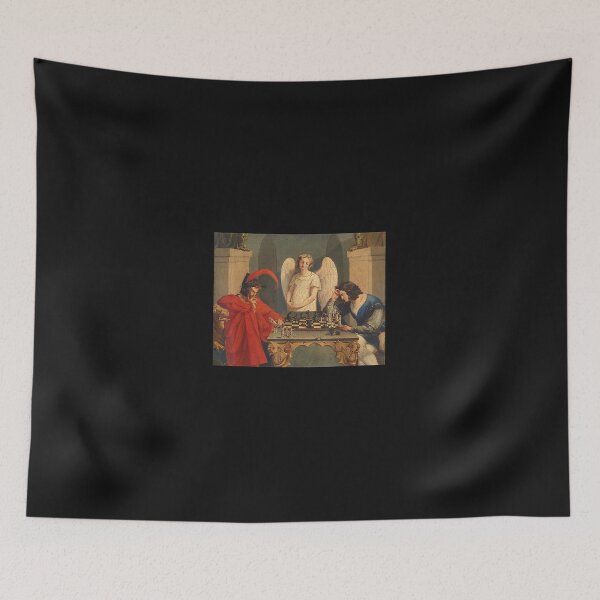 Item preview, Faust And Mephistopheles Playing Chess  designed and sold by HollyBarne.
