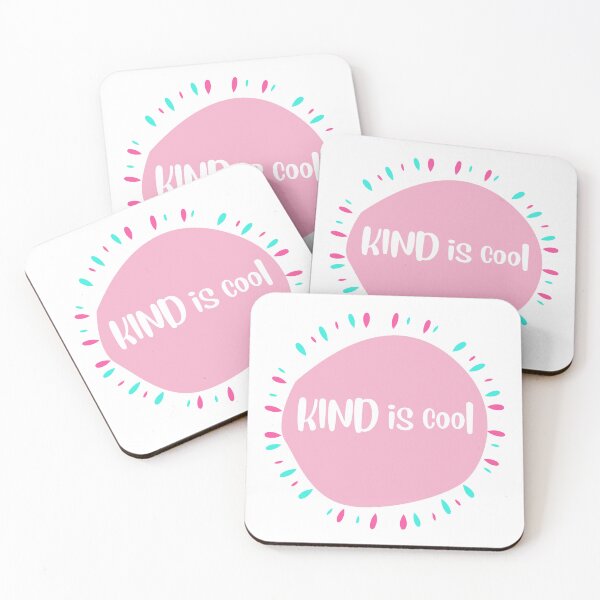 Item preview, Kind is cool, pretty pink and aqua designed and sold by love-alitta.