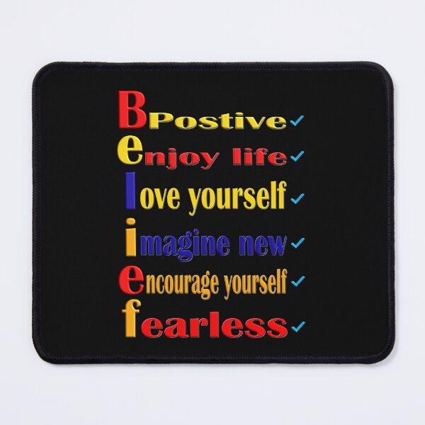Item preview, Belief in Yourself Word Art designed and sold by Indie-Chille.
