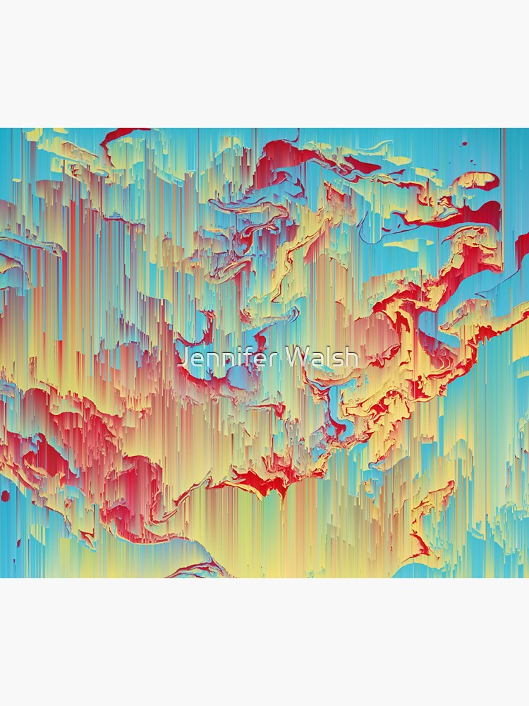 Vivid Storm - An Abstract Glitch Piece by InsertTitleHere