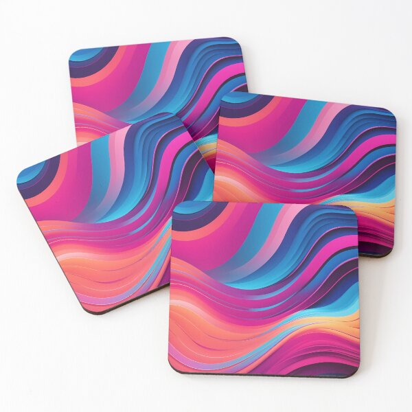 Item preview, Wavy Psychedelic Fusion-techno wavy pattern designed and sold by Omarupattern51.